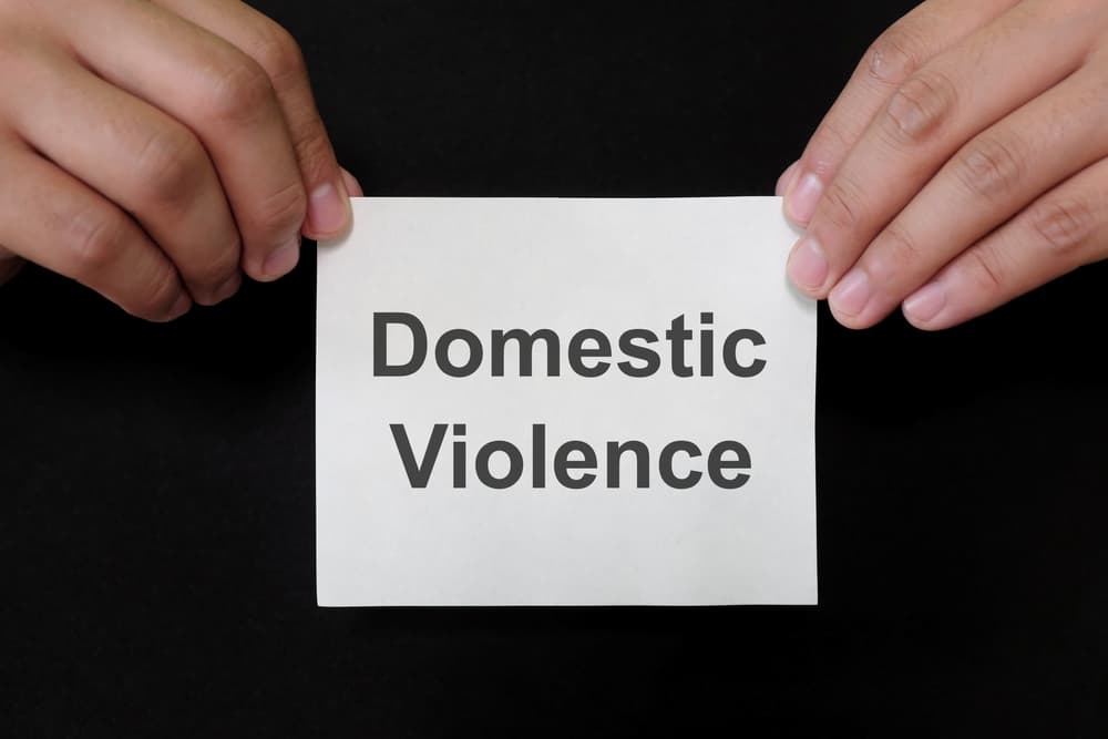 Domestic violence or abuse mug shot